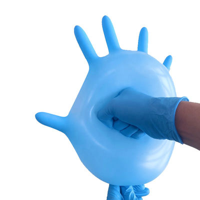 Luvas estéreis cirúrgicas do nitrilo nenhum látex nenhumas luvas estéreis descartáveis do pó