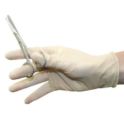 As luvas pulverizadas médicas do látex pulverizam a luva livre do exame do látex para dental