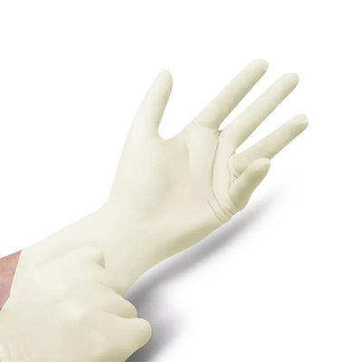 As luvas pulverizadas médicas do látex pulverizam a luva livre do exame do látex para dental