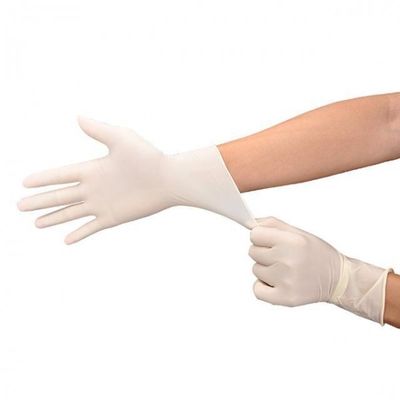 Luvas médicas descartáveis livres do látex do pó de 12X24CM com toda a certificação