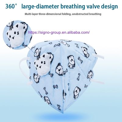 máscara impressa crianças do projeto 3D/máscara protetora das crianças com válvula