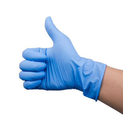 Signo 8 luvas do nitrilo da resistência En374 de Mil Nitrile Mechanics Gloves Tensile