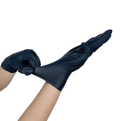 Anticorrosão 5 luvas estéreis do Xl de Mil Black Nitrile Gloves/hospital