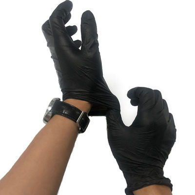 Luvas estéreis altas do nitrilo do OEM EN455 da flexibilidade para o doutor de hospital