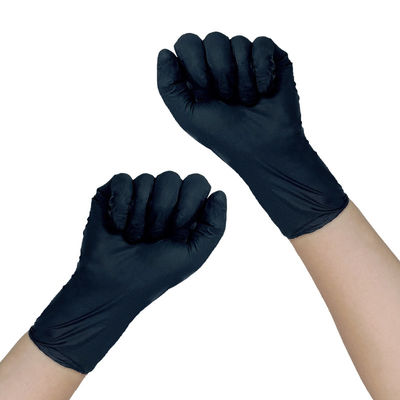 Anticorrosão 5 luvas estéreis do Xl de Mil Black Nitrile Gloves/hospital
