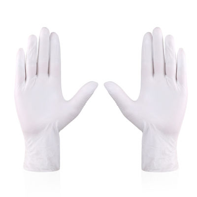Luvas personalizadas do látex do serviço de alimentação dos AQL 1,5/luvas descartáveis pulverizadas