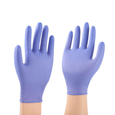 Anti luvas compostas do nitrilo da punctura 510K/luvas nitrilo do serviço de alimentação