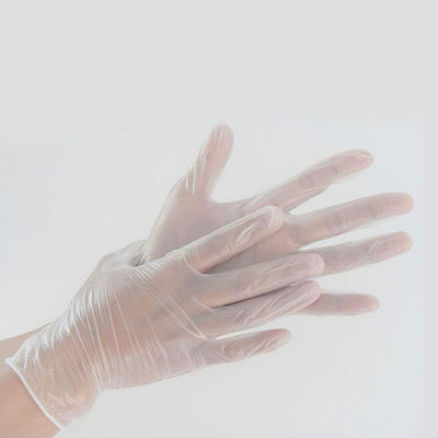 Luvas descartáveis livres L XL do vinil do PVC do pó para o exame médico