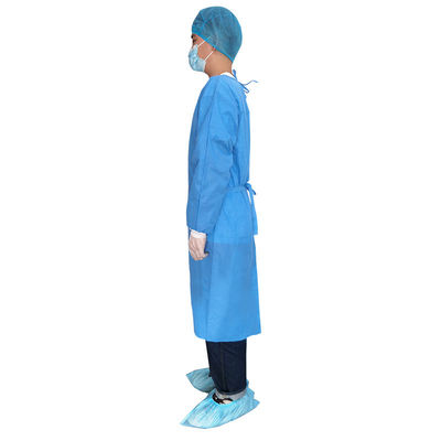 ISO13485 vestidos cirúrgicos descartáveis repelentes fluidos S M L XL XXL confortáveis