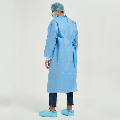 A luva longa impede a roupa cirúrgica médica do vestido cirúrgico de SMS das bactérias