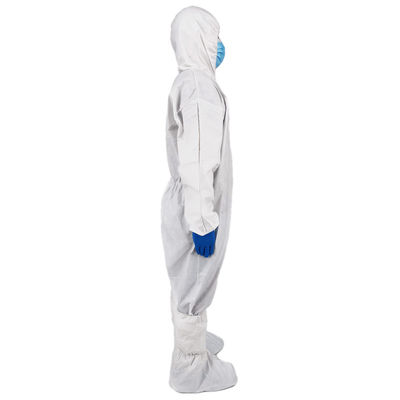 Combinação descartável coligada impermeável de S-4XL PP/terno médico descartável