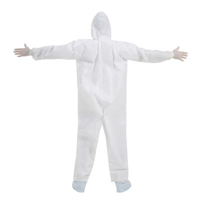 Combinação descartável coligada impermeável de S-4XL PP/terno médico descartável