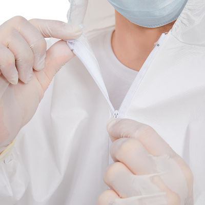 Combinação descartável coligada impermeável de S-4XL PP/terno médico descartável