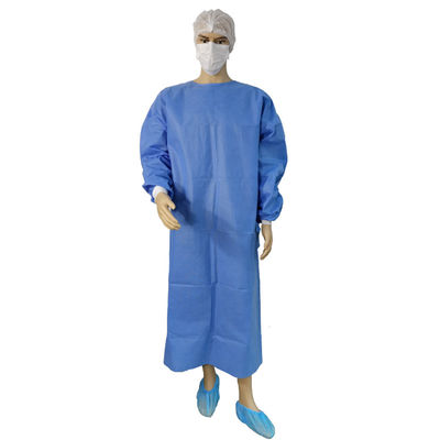 Vestido cirúrgico não tecido descartável 35gsm da aprovação de FDA do CE antiestático
