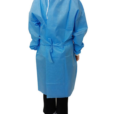 S M L vestido cirúrgico estéril do XL XXL reforçou o pescoço redondo da luva longa