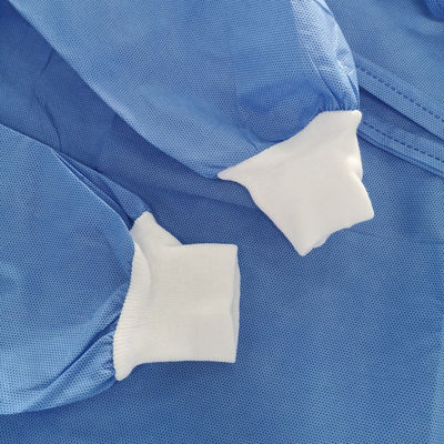 O azul contra os vestidos clínicos descartáveis ISO13485 das bactérias certificou
