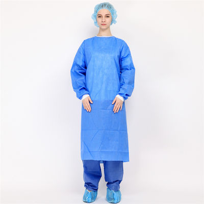 O azul contra os vestidos clínicos descartáveis ISO13485 das bactérias certificou