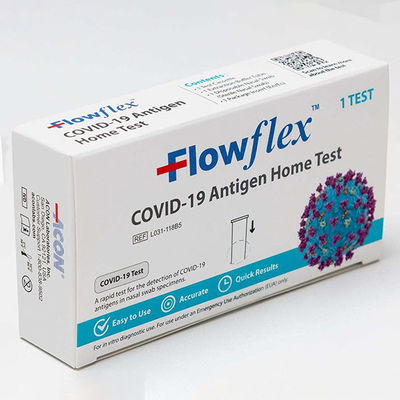 Certificação rápida da UE de Flowflex do iHealth do jogo do teste do antígeno diagnóstico rápido do PCR do antígeno