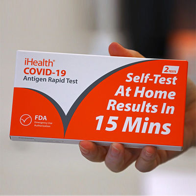 Do teste rápido do cotonete do antígeno de IHealth espécime nasal FDA para a área pública
