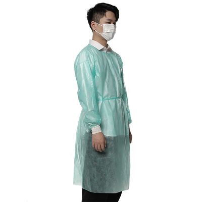 O PE SMS dos PP reforçou o vestido cirúrgico não tecido médico do vestido descartável do isolamento