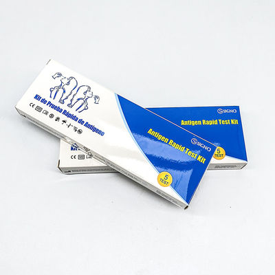 Do teste rápido de Kit Saliva Swab Home Self do teste dos Sars Cov 2 do antígeno método coloidal do ouro