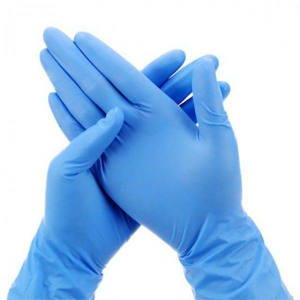 luvas industriais 6 Mil Disposable Nitrile Exam Gloves do nitrilo do comprimento de 240mm