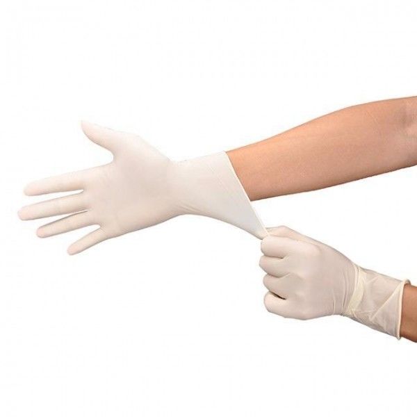 Luvas médicas descartáveis livres do látex do pó de 12X24CM com toda a certificação