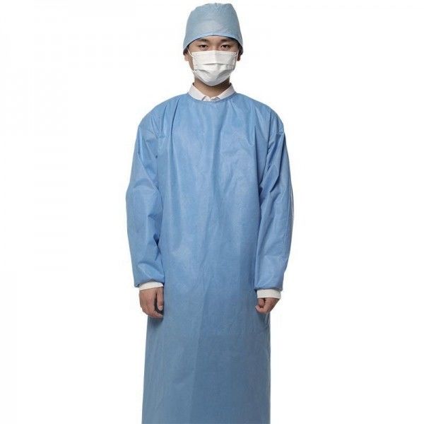 O isolamento cirúrgico de S-XXL SMS veste o vestido de funcionamento descartável