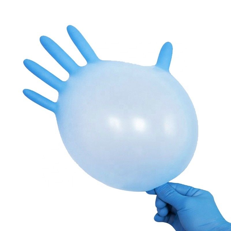 Mecânicos azuis de ASTM D6319 6 Mil Disposable Nitrile Gloves For
