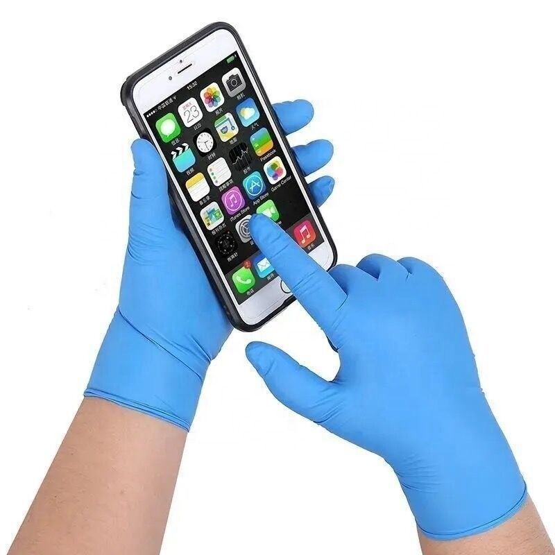 As luvas descartáveis do nitrilo dos mecânicos do CE 240mm do ISO aumentam protetor químico