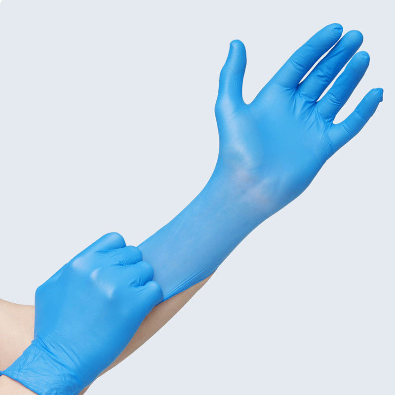 ISO13485 6 Mil Nitrile Exam Gloves Medium/luvas descartáveis do hospital