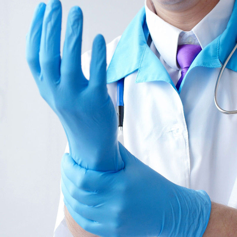 O Fda do Ce aprovou das luvas médicas do nitrilo de 240MM tamanho médio pequeno o grande