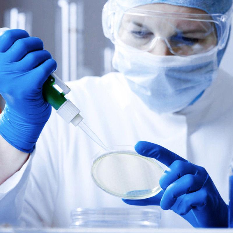 Luvas descartáveis da segurança de ISO14001 6 Mil Nitrile Medical Examination Gloves