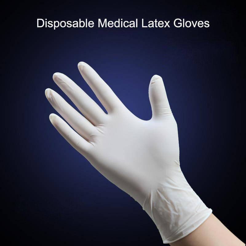 Deslizamento EN455 das luvas descartáveis do látex de ISO9001 Xxl o anti pulveriza luvas médicas livres
