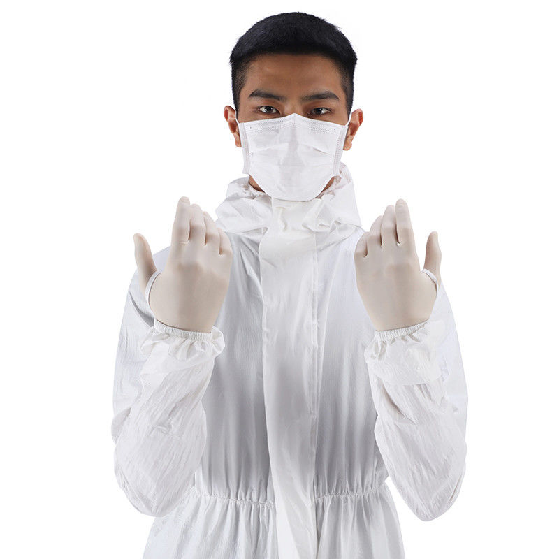 Classe macia I luvas Mil Latex Gloves No Leakage descartáveis da elasticidade/5 forte