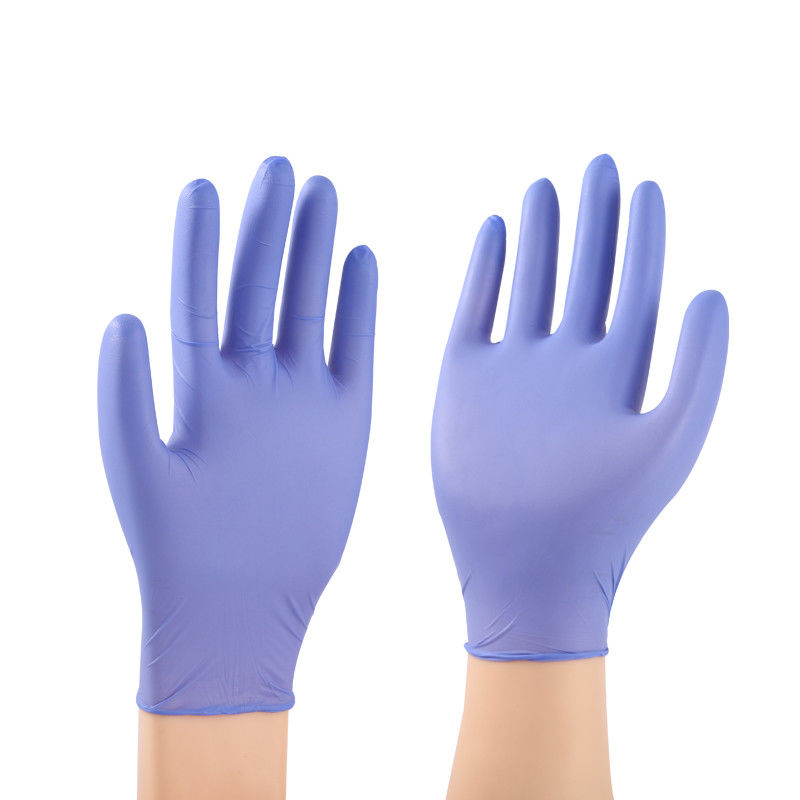 Anti luvas compostas do nitrilo da punctura 510K/luvas nitrilo do serviço de alimentação
