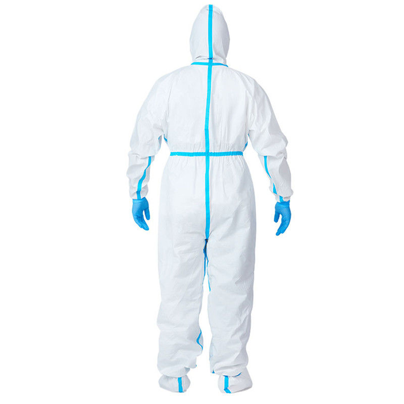 EN14126 contra da roupa descartável da proteção do sangue a combinação protetora médica
