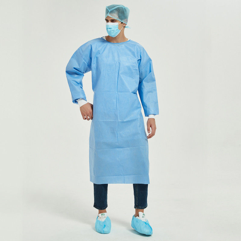 Vestido cirúrgico reforçado descartável S-5XL de Smms da proteção da segurança