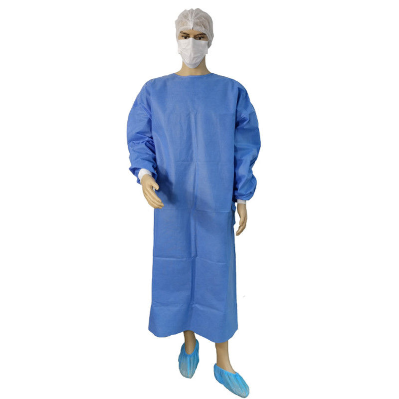 Vestido cirúrgico não tecido descartável 35gsm da aprovação de FDA do CE antiestático