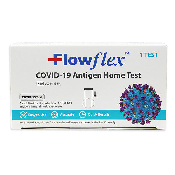 Certificação rápida da UE de Flowflex do iHealth do jogo do teste do antígeno diagnóstico rápido do PCR do antígeno