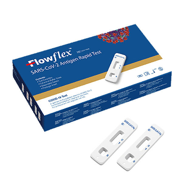 Teste novo do antígeno de Flowflex Coronavirus do teste rápido nasal do cotonete 19