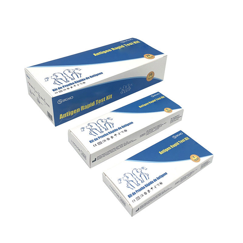 Teste rápido Kit Nasal Swab dos Sars Cov 2 do antígeno da casa/CE FDA cotonete da garganta