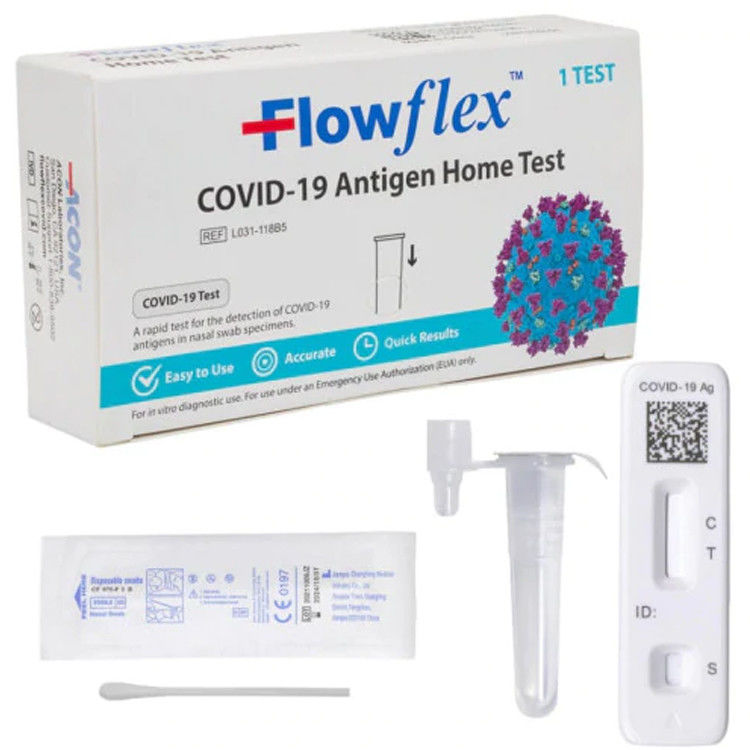 Jogo de Kit Nasal Specimen Nasopharyngeal Test do teste da casa de FDA Flowflex